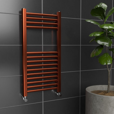 B&Q -  Coloured Towel RadiatorPolished Copper800mm X 400mm