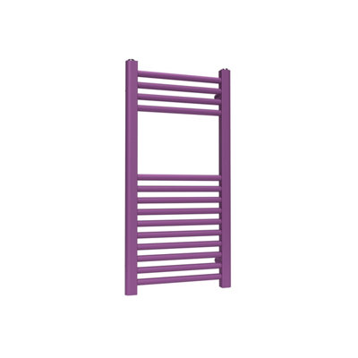 B&Q -  Coloured Towel RadiatorPretty Plum Purple800mm X 400mm260W (887 Btu).