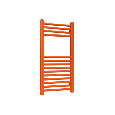 B&Q -  Coloured Towel Radiator Sunburst Orange800mm X 400mm