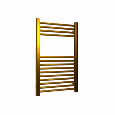 B&Q -  Coloured Towel RadiatorPolished Brass800mm X 500mm309W (1054 Btu)