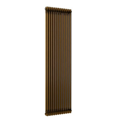 B&Q -  Vertical Brass Lacquer Column Radiator1800 mm X 560 mm2 ColumnBrass Lacquer.