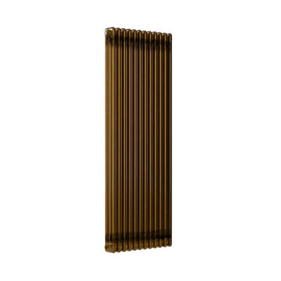 B&Q -  Vertical Brass Lacquer Column Radiator3 Column1500mm X 560mm.