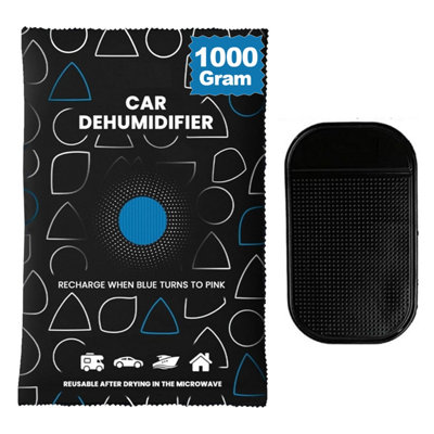 Mantraraj Unisex Black 1 Kg Reusable Car Dehumidifier Dry Bag Moisture Killer Absorber Pad In | Size: 1 Pack - Image 3
