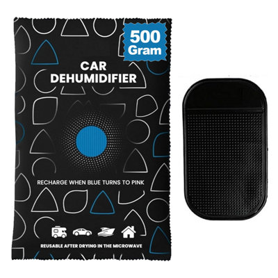 Mantraraj Black 500G Car Home Dehumidifier Large Dry Bag Moisture Killer Absorber Pad Reusable - Pack Of 1 - Dehumidifier - Image 3