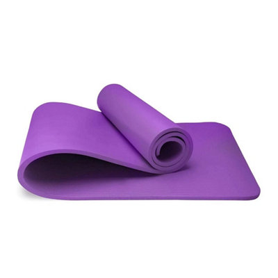 Mantraraj Yoga Mat 8mm Thick Non Slip Gymnastic Workout Exercise Fitness Pilates 183X61Cm from B&Q