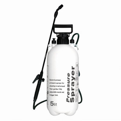 Mantraraj 5L Garden Pressure Sprayer Knapsack Garden Pressure Weed Spray Bottle Hand Pump from B&Q