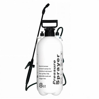 Mantraraj 8L Garden Pressure Sprayer Knapsack Portable Hand Pump Weed Spray Bottle Hand Pump from B&Q