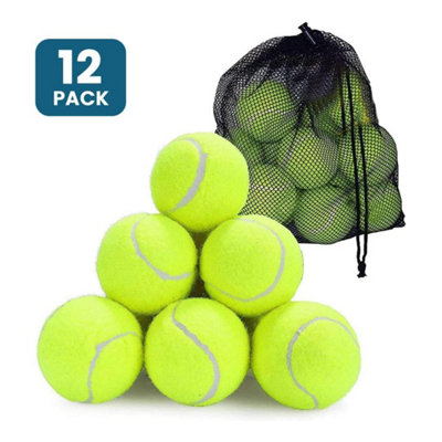  - Bluom Tennis Balls With Mesh Carrying Bag Pack Of 24 Pressureless All Court Types Soft Lightweight Tennis Ball