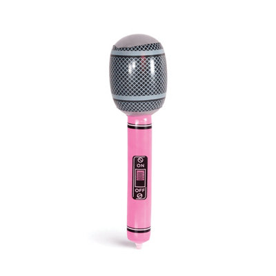 Cheetah Party Inflatable 30Cm Microphone from B&Q