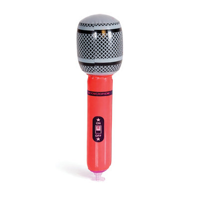 Cheetah Party Inflatable 20Cm Microphone from B&Q