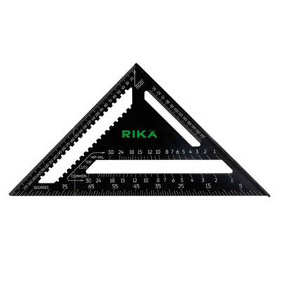 Rikä Metric Rafter Square 12"Durable 12-Inch Metric Measuring Square For Trade And Diy. from B&Q