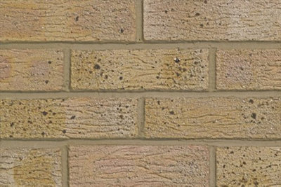 Hanson Lbc Nene Valley Stone Pressed Buff Brick 65mm (Pack Of 390) from B&Q