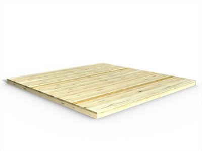 Edecks Chunky Easy Deck Decking Kit Pressure Treated Timber (4.2M X 4.2M)No Handrails from B&Q