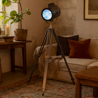 Wyld Haus Modena Chrome Tripod Spotlight Floor Lamp96 CmFoldable TripodChrome Finish from B&Q