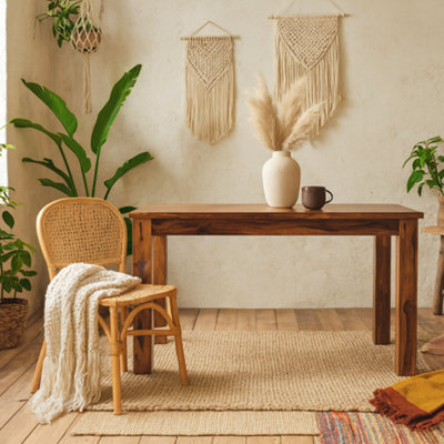 Wyld Haus Bologona Large Sheesham Wood Dining Table from B&Q