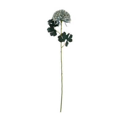 Wyld Haus Set Of 3 Pale Green-Blue Chrysanthemum Artificial Stems from B&Q