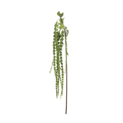 B&Q -  Set Of 3 Green Amaranthus Artificial Flower Stems 1000mm Trailing Faux Blooms