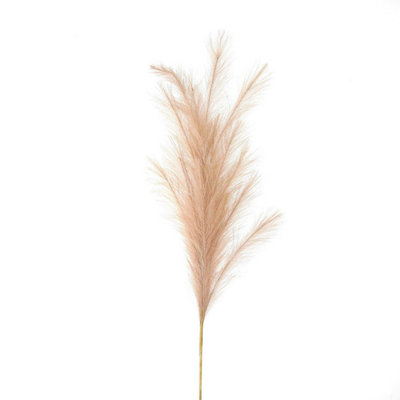 Wyld Haus Set Of 3 Large Faux Pampas Grass StemsCream1200 mm Tall from B&Q