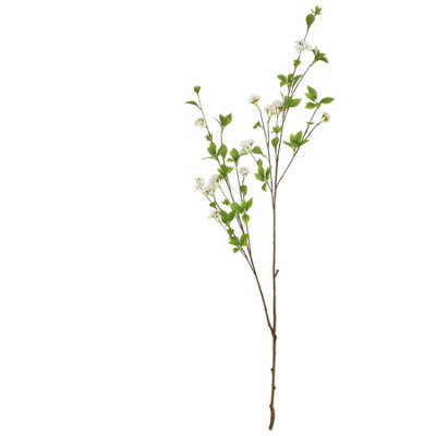 Wyld Haus Set Of 3 Tall Mock Orange Artificial Flower Sprays1350mm from B&Q