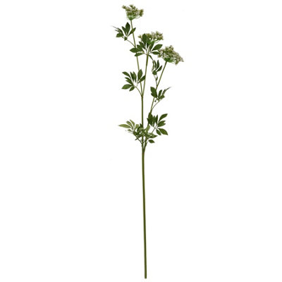 Wyld Haus Set Of 3 Faux White Cow Parsley Ammi Artificial Flower Stems from B&Q