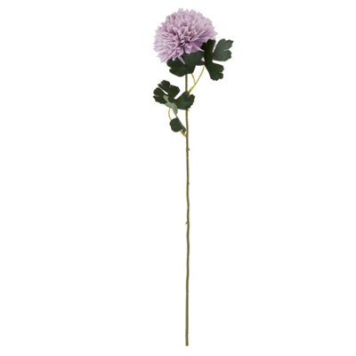 Wyld Haus Set Of 3 Light Purple Chrysanthemum Artificial Flower Stems 540mm from B&Q