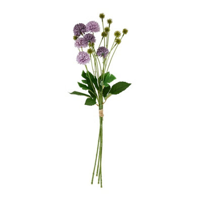Wyld Haus Set Of 3 Purple Artificial Chrysanthemum Bouquets 600 mm from B&Q