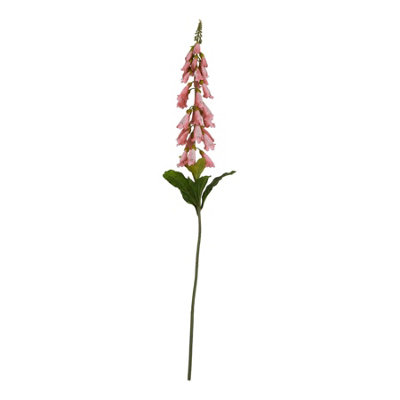 Wyld Haus Set Of 3 Pale Pink Artificial Foxglove Stems 550 mm from B&Q