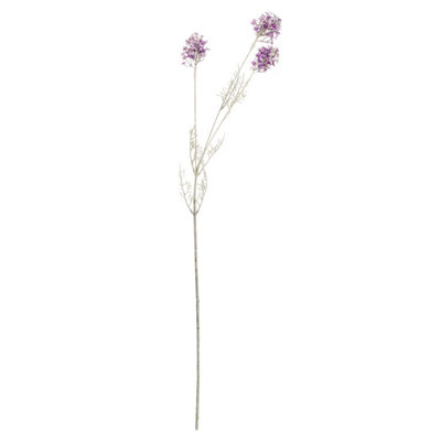 Wyld Haus Set Of 3 Purple Meadow Artificial Flower Stems 840mm Realistic Gypsophila from B&Q