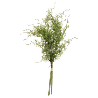 Wyld Haus Set Of 3 Artificial Asparagus Fern Bunches 570 mm Faux Greenery from B&Q
