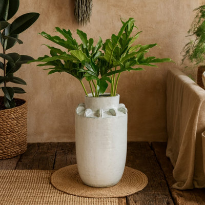 B&Q -  Bloom Large Hydria White Ceramic Vase 410 X 240 mm