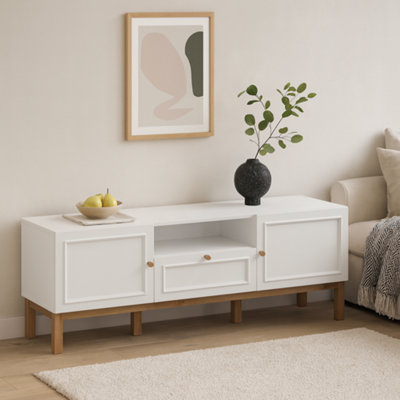 Wyld Haus Turku Light Grey And Oak Tv Unit2 Doors 1 Drawer from B&Q