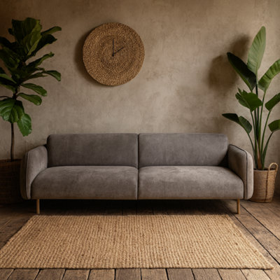 Wyld Haus Cambridge 3-Seater Upholstered Sofa In Fay Dusty Brown Fabric from B&Q