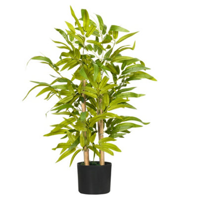 Wyld Haus Fike Compact Artificial Bamboo Desk Tree In Pot 60CmIndoor Green Décor from B&Q