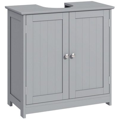 Wyld Haus Seseha Grey Under-Sink Vanity Cupboard With Double Doors And Adjustable Shelf60 X 30 X 60 Cm from B&Q
