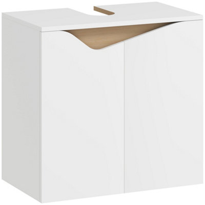 Wyld Haus Lafane Under-Sink Cabinet60 X 35 X 57.9 CmWhite And Natural from B&Q