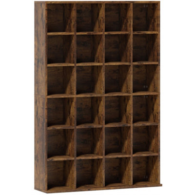 Wyld Haus Limi Rustic Brown Adjustable Cd Storage Cabinet 89 X 130.5 Cm from B&Q