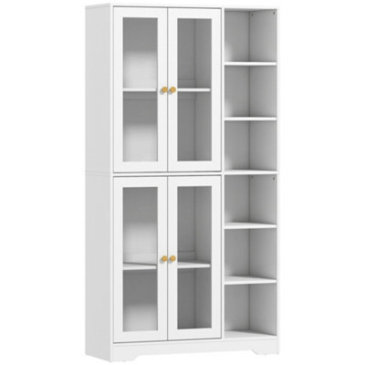 Wyld Haus Slim 13Cm Five-Tier Metal Storage Trolley With Wood-Effect TopWhite from B&Q