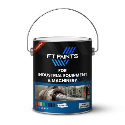  - Ft Paints Sample 100Ml Semi-Gloss Paint For Industrial Equipment & Machinery- Ral 6011-Reseda Green