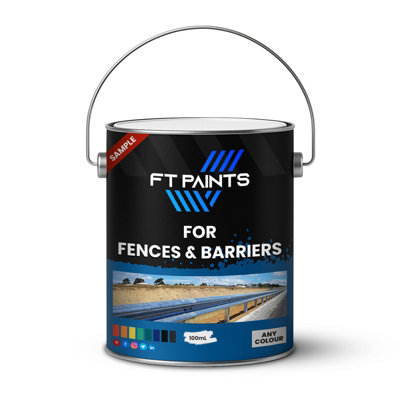 - Ft Paints Sample 100Ml Gloss Finish Paint For Fences & Barriers- Ral 3020-Traffic Red