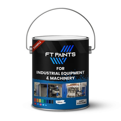  - Ft Paints Sample 100Ml Satin Finish Paint For Industrial Equipment & Machinery- Ral 6011-Reseda Green