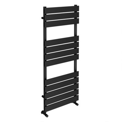 Bubly Bathrooms Anthracite 500X1200mm Modern Water Towel Radiator Efficient Bathroom Ladder Rail from B&Q