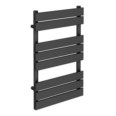 Bubly Bathrooms Anthracite Vertical 500X800mm Towel Radiator Ladder Rail For Modern Bathrooms from B&Q