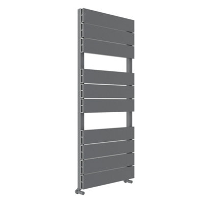 Bubly Bathrooms Anthracite 500X1150mm Ladder Towel Radiator & Warmer2661 Btu from B&Q