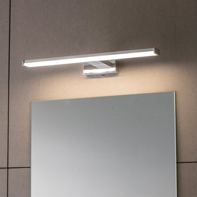 Bubly Bathrooms Axis Led Bathroom Wall LightChrome FinishIp44 Daylight White from B&Q