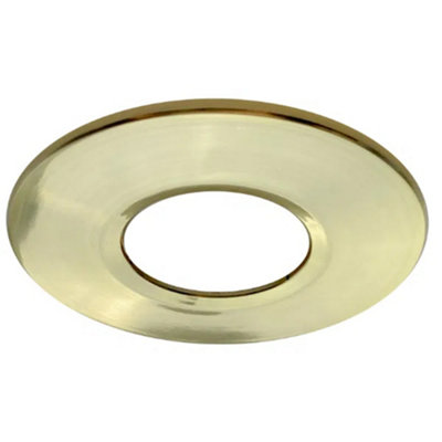Bubly Bathrooms Riga Flex Gold Downlight Bezel70mm Cut-OutPolished FinishIp65 Rated from B&Q