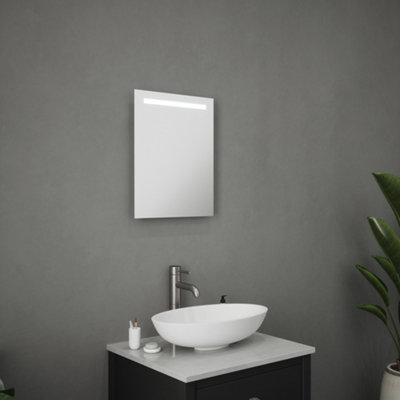 Bubly Bathrooms Comino Rectangular Led Bathroom Mirror With Battery Power & Ip44 Rating390 X 500mm from B&Q