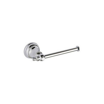 Bubly Bathrooms Chrome Astely Open Toilet Roll HolderWall Mounted Modern Design Gloss Finish from B&Q