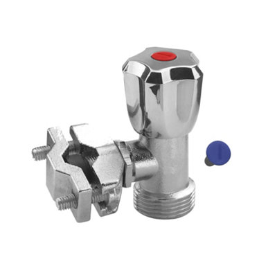 Bubly Bathrooms Chrome Brass Washing Machine Dishwasher Self-Cutting Tap Bore (Dia) 15mm X 3/4" from B&Q