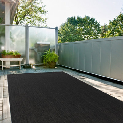 The Rugs Ecology Collection Outdoor Rugs In Black 500B from B&Q