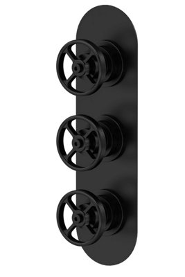 B&Q -  Knurled Trip Shower Valve W/diverter